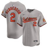 Gunnar Henderson Baltimore Orioles Road Limited Player Jersey - Gray