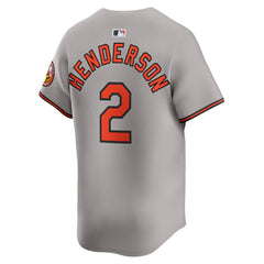 Gunnar Henderson Baltimore Orioles Nike Road Limited Player Jersey | MLB For sale