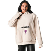 Sacramento Kings The Wild Collective Unisex Corduroy Tri-Blend Pullover Hoodie New