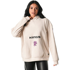 Sacramento Kings The Wild Collective Unisex Corduroy Tri-Blend Pullover Hoodie New