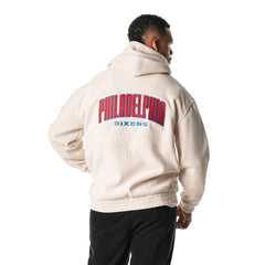 Philadelphia 76ers The Wild Collective Unisex Corduroy Tri-Blend Pullover Hoodie Outlet
