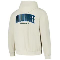 Milwaukee Bucks The Wild Collective Unisex Corduroy Tri-Blend Pullover Hoodie Discount