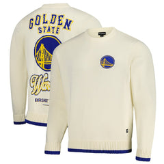 Golden State Warriors The Wild Collective Unisex Jacquard Knit Pullover Sweater sale Online