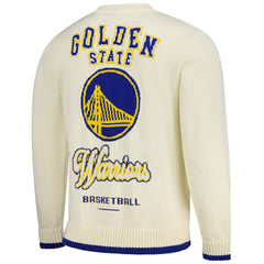 Golden State Warriors The Wild Collective Unisex Jacquard Knit Pullover Sweater sale Online