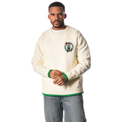 Boston Celtics The Wild Collective Unisex Jacquard Knit Pullover Sweater Discount