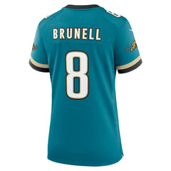 Jacksonville Jaguars Nike Mark Brunell Women's Prowler Throwback Retired Player Game Jersey