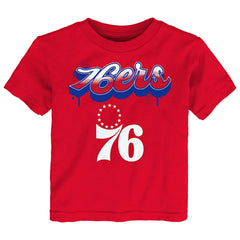 Philadelphia 76ers Youth Bubbly Script T-Shirt Discount