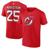 Jacob Markstrom New Jersey Devils Fanatics Authentic Stack Name & Number T-Shirt For Sale