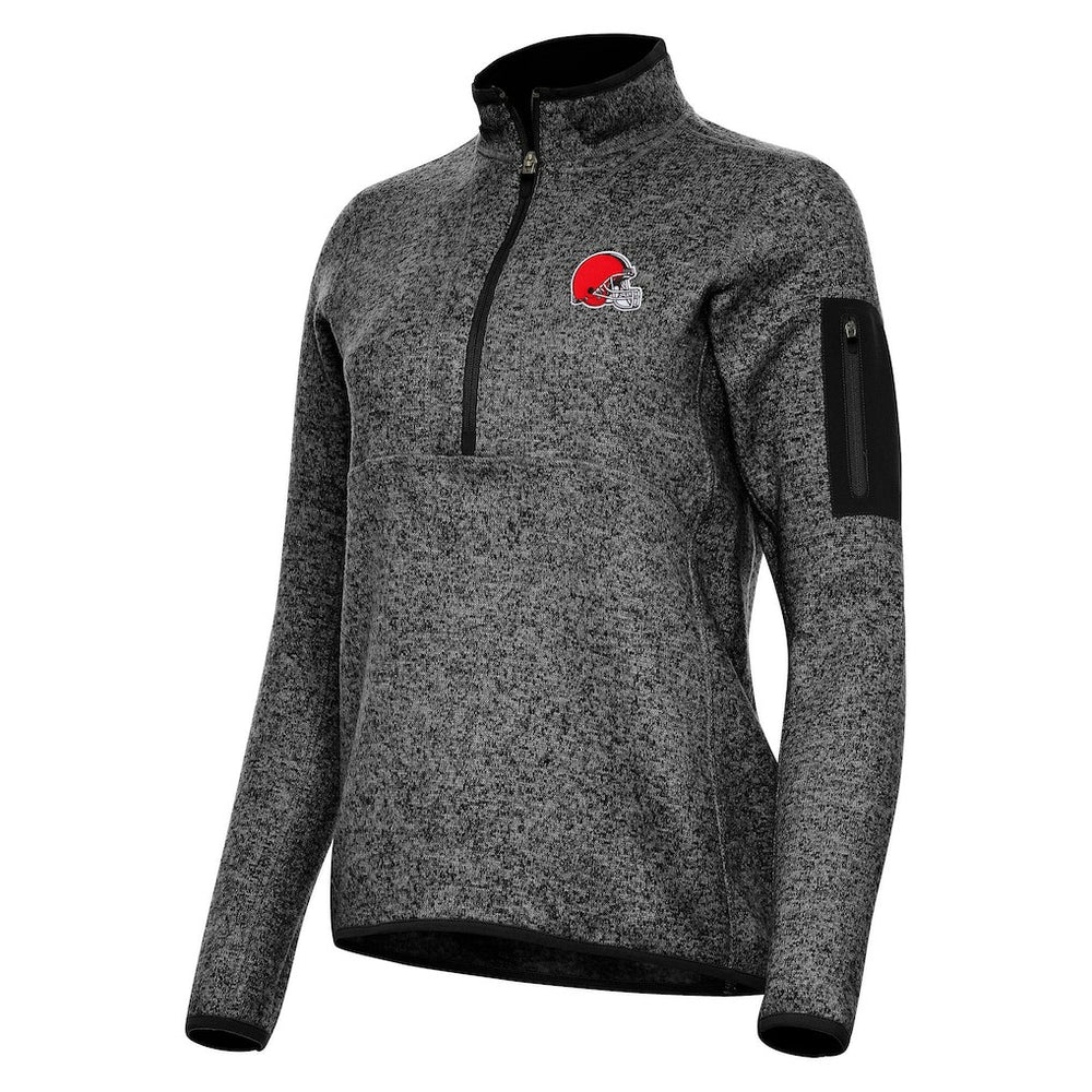 Cleveland Browns Antigua Women's Fortune Half-Zip Jacket