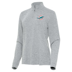 Miami Dolphins Antigua Women's Mentor Quarter-Zip Jacket