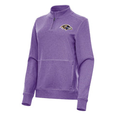Baltimore Ravens Antigua Women's Crush Quarter-Zip Jacket