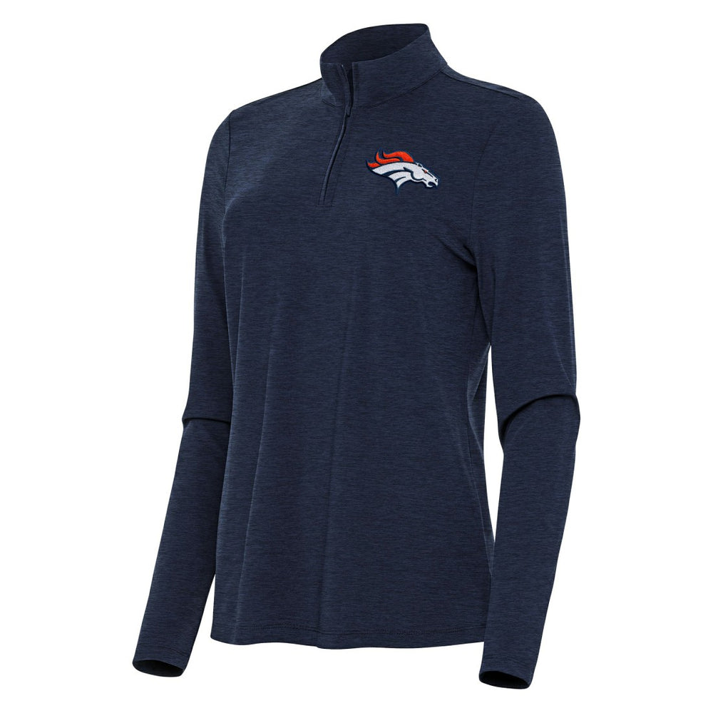 Denver Broncos Antigua Women's Bright Quarter-Zip Sweatshirt