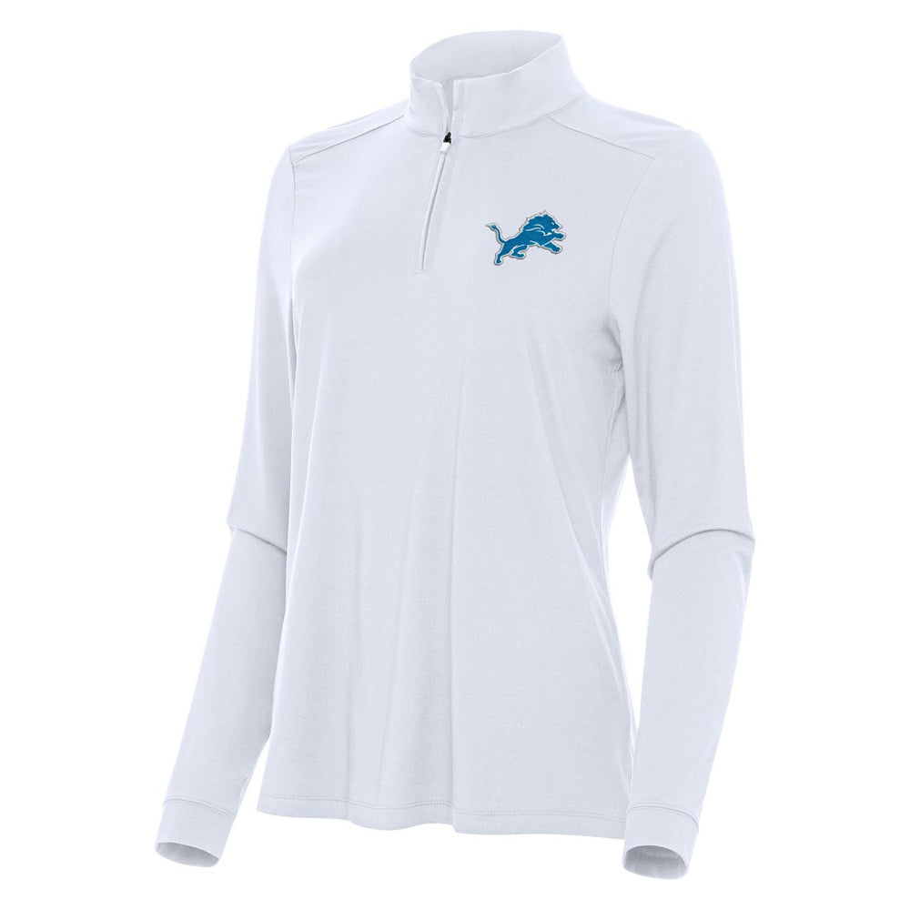 Detroit Lions Antigua Women's Intent Quarter-Zip Sweatshirt