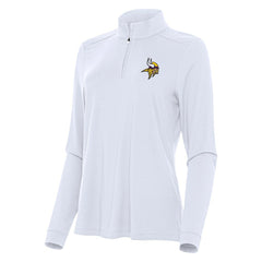 Minnesota Vikings Antigua Women's Intent Quarter-Zip Sweatshirt