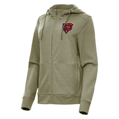 Chicago Bears Antigua Women's Seeker Full-Zip Hoodie Jacket