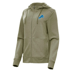 Detroit Lions Antigua Women's Seeker Full-Zip Hoodie Jacket