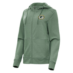 Green Bay Packers Antigua Women's Seeker Full-Zip Hoodie Jacket
