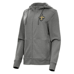 New Orleans Saints Antigua Women's Seeker Full-Zip Hoodie Jacket