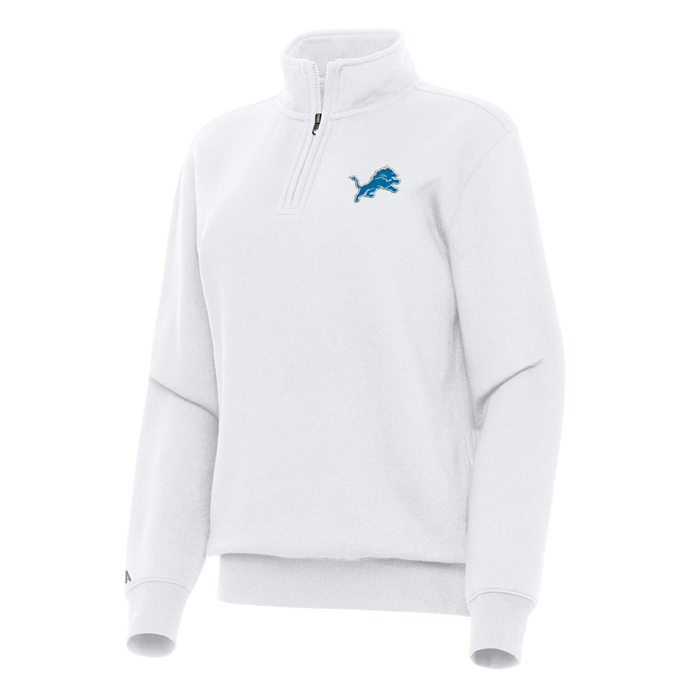 Detroit Lions Antigua Women's Victory Quarter-Zip Top