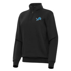 Detroit Lions Antigua Women's Victory Quarter-Zip Top