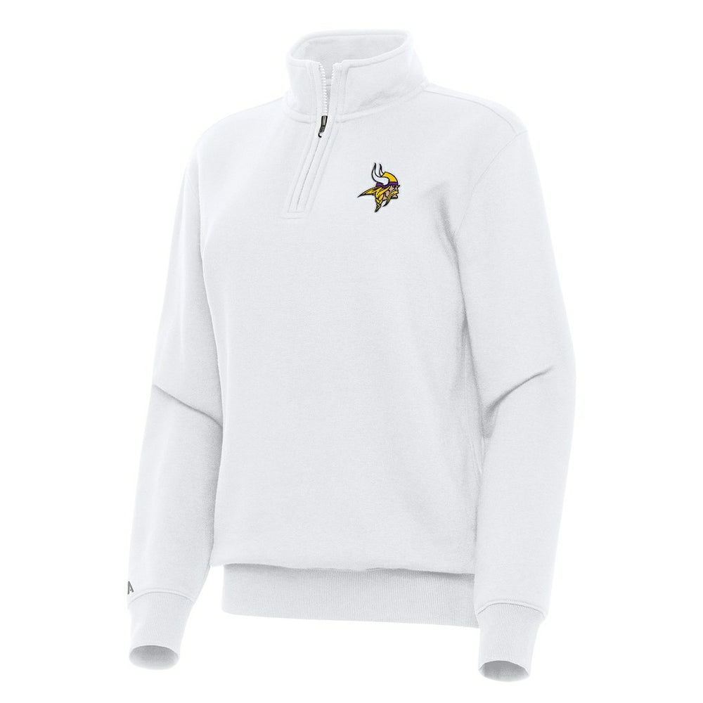 Minnesota Vikings Antigua Women's Victory Quarter-Zip Top