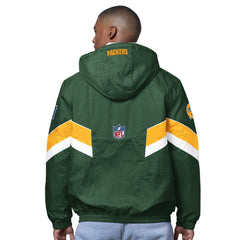 Green Bay Packers OVO x Starter Sideline Full-Snap Puffer Jacket