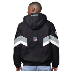 Las Vegas Raiders OVO x Starter Sideline Full-Snap Puffer Jacket