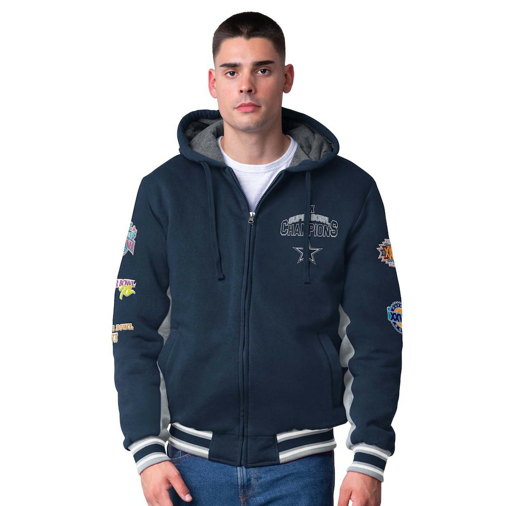 Dallas Cowboys G-III Sports by Carl Banks No Huddle Commemorative Full-Zip Hoodie Jacket