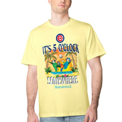 Chicago Cubs Margaritaville Five O'Clock Graphic T-Shirt | MLB For sale