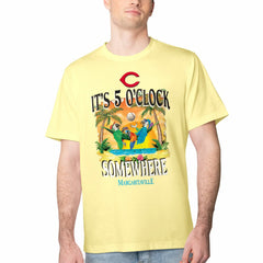 Cincinnati Reds Margaritaville Five O'Clock Graphic T-Shirt | MLB On Sale