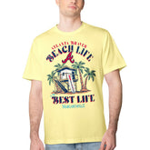 Atlanta Braves Margaritaville Beach Hut Graphic T-Shirt | MLB New