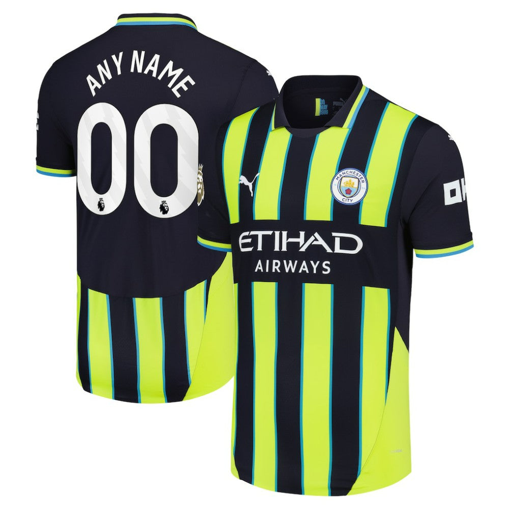 Manchester City 2024/25 Away Custom Jersey Navy - Puma