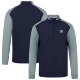 New York Yankees Levelwear Insignia 2.0 Quarter-Zip Pullover Top | MLB Discount