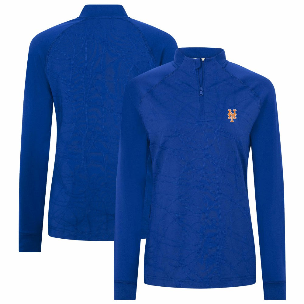 New York Mets Levelwear Women's Amethyst Insignia 2.0 Quarter-Zip Jacket | MLB Sale