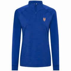 New York Mets Levelwear Women's Amethyst Insignia 2.0 Quarter-Zip Jacket | MLB Sale
