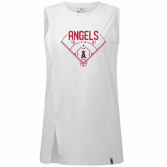 Los Angeles Angels Levelwear Women's Influx Home Field Tank Top | MLB Near me