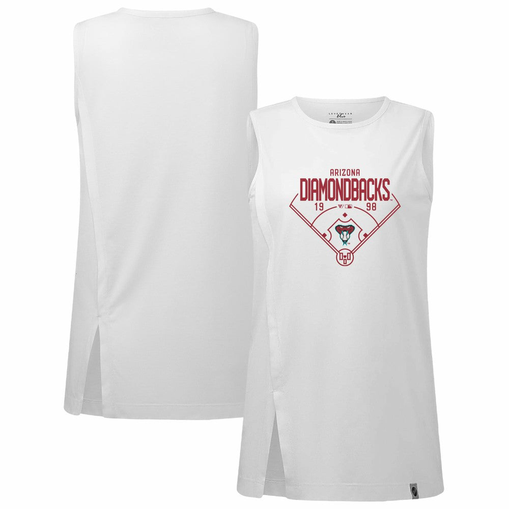 Arizona Diamondbacks Levelwear Women's Influx Home Field Tank Top | MLB On Sale