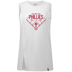 Philadelphia Phillies Levelwear Women's Influx Home Field Tank Top | MLB New