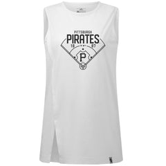 Pittsburgh Pirates Levelwear Women's Influx Home Field Tank Top | MLB Discount