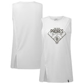 San Diego Padres Levelwear Women's Influx Home Field Tank Top | MLB Discount