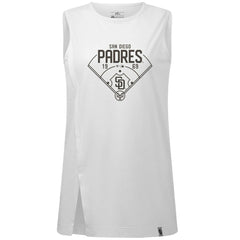 San Diego Padres Levelwear Women's Influx Home Field Tank Top | MLB Discount