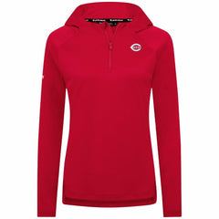 Cincinnati Reds Levelwear Women's Raven Insignia 2.0 Quarter-Zip Jacket | MLB US