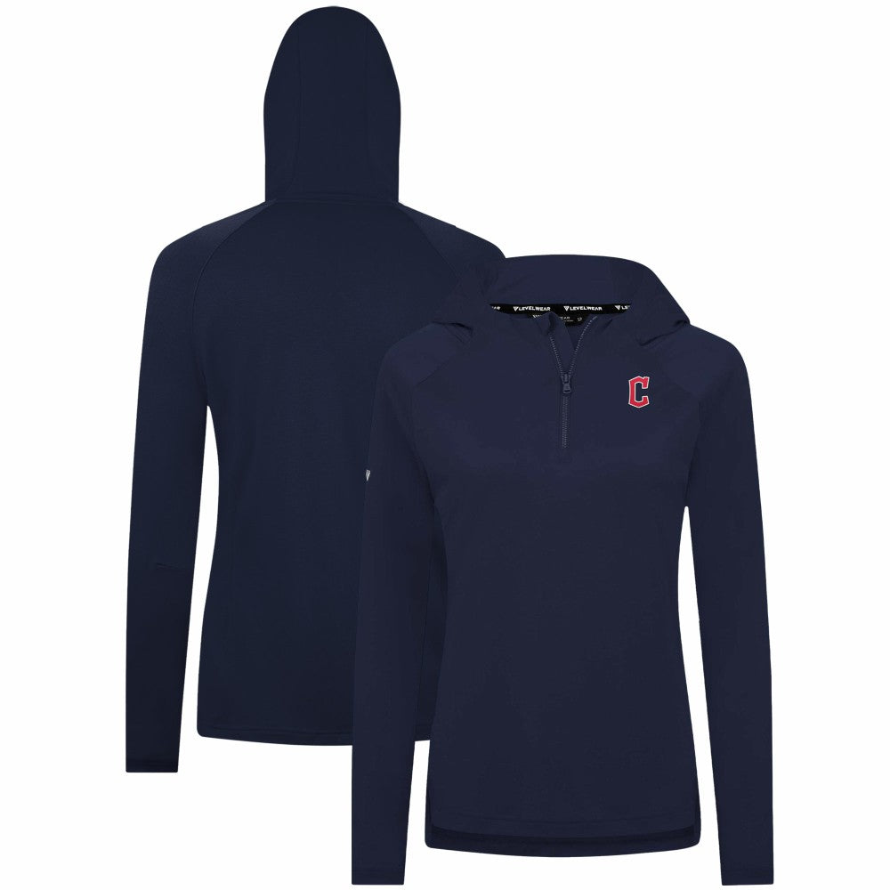 Cleveland Guardians Levelwear Women's Raven Insignia 2.0 Quarter-Zip Jacket | MLB Sale