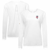 Minnesota Twins Levelwear Women's Sequoia Primary Logo Long Sleeve T-Shirt | MLB Discount