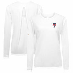 Minnesota Twins Levelwear Women's Sequoia Primary Logo Long Sleeve T-Shirt | MLB Discount