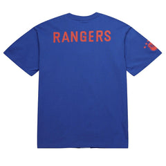 Mark Messier New York Rangers Mitchell & Ness NHL Ultimate Player Vintage Logo T-Shirt Sale
