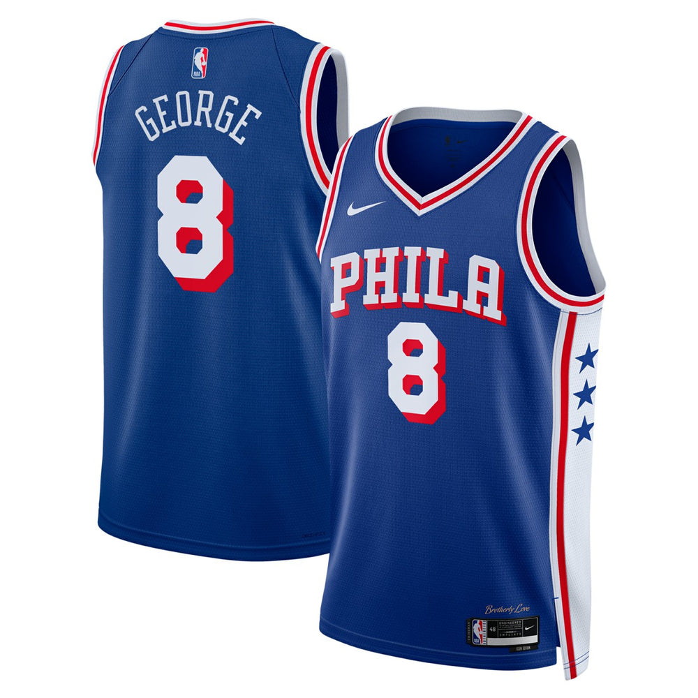 Paul George Philadelphia 76ers Unisex 2024 Offseason Addition Swingman Jersey On Sale