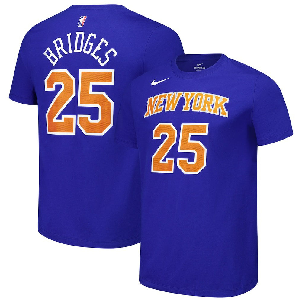 Mikal Bridges New York Knicks Unisex Name & Number T-Shirt Online