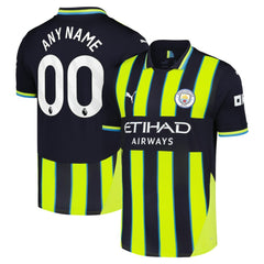 Manchester City 2024/25 Away Replica Custom Jersey Navy - Puma