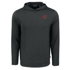 Cincinnati Reds Cutter & Buck Coastline Epic Comfort Recycled Eco Hoodie Long Sleeve T-Shirt | MLB US